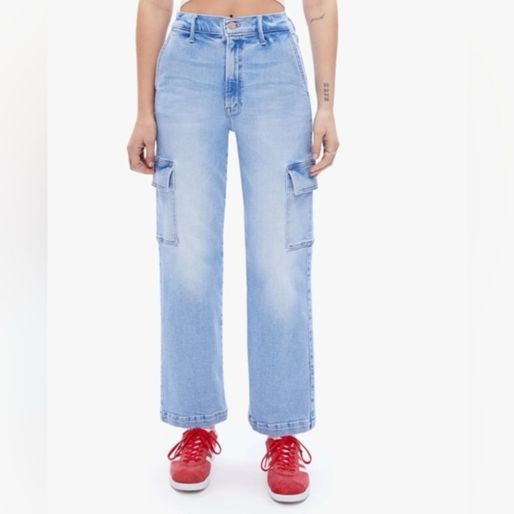CLOSET CLEAN OUT!! MOTHER Light Blue Straight Leg Jeans